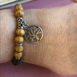 Silver Tree of Life Charm Bracelet